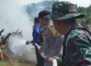 Masuki Musim Kemarau, Kodim Abdya Gelar Latihan Gabungan Penanggulangan Kebakaran