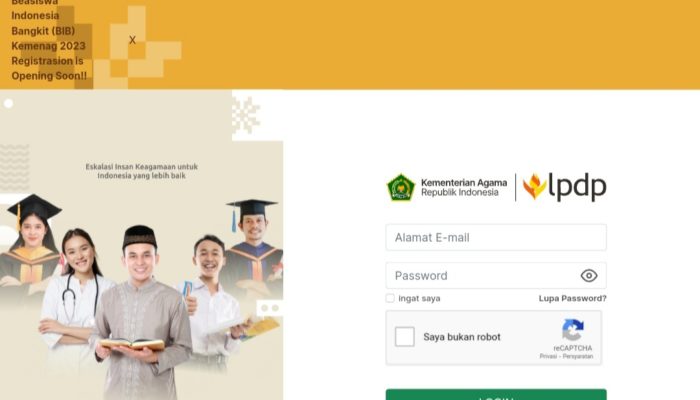 Buruan Daftar, Kemenag Buka Beasiswa Indonesia Bangkit 2023, Jenjang S1 Hingga S3 Gratis !