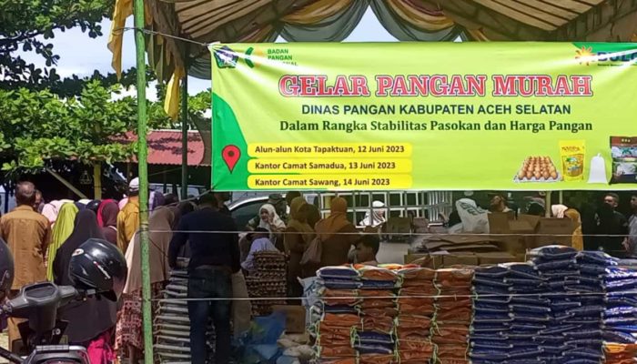 Jelang Hari Raya Qurban, Pemkab Aceh Selatan Gelar Pasar Murah, Ini Jadwalnya