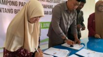 STKIP Muhammadiyah dan Pemdes Padang Geulumpang Jalin Kerjasama Literasi Membaca