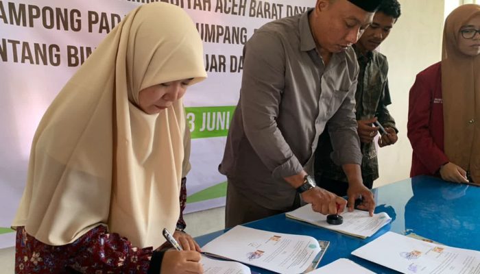 STKIP Muhammadiyah dan Pemdes Padang Geulumpang Jalin Kerjasama Literasi Membaca