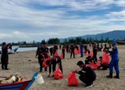 Peduli Lingkungan, Polres Abdya Gelar Kegiatan Bersih-Bersih di PPI Susoh