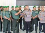 TNI di Abdya Geruduk Mapolres Beri Kejutan HUT ke-77 Bhayangkara