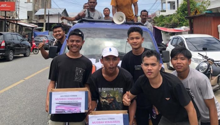 Pemuda Geulumpang Payong Galang Donasi Rp 96 Juta untuk Korban Kebakaran