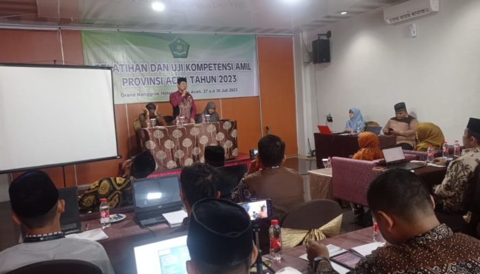 Gandeng BAZNAS, Kanwil Kemenag Aceh Gelar Uji Kompetensi Amil Se Aceh