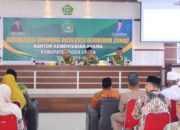 Dihadiri Semua Unsur, Kemenag Aceh Utara Sukses Gelar Sosialisasi Kampung Moderasi Beragama