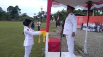 Camat Seunagan Timur Pimpin Upacara HUT RI Ke-78 Dengan Khidmat
