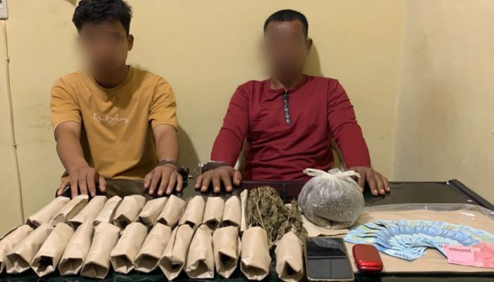 Dua Penyalahguna Narkotika di Aceh Barat Digulung Polisi