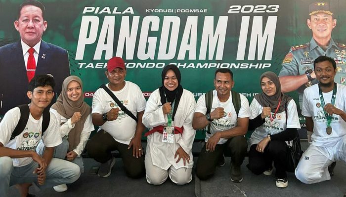 Atlet Binaan Kodim Abdya Borong 11 Medali Taekwondo Champioship Pangdam IM