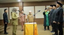 Pj Bupati Nagan Raya Lantik Tiga Kepala Dinas