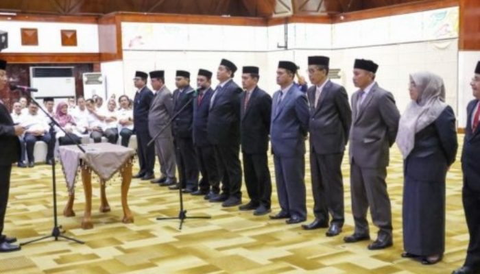 Pj Gubernur Aceh Lantik 11 Pejabat Eselon II, Ini Nama-namanya