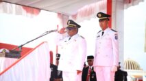 Pj Bupati Mahyuzar Irup Upacara HUT RI ke-78 Pemkab Aceh Utara