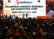 1.912 Anggota Bawaslu Kabupaten/Kota di Indonesia Resmi Dilantik
