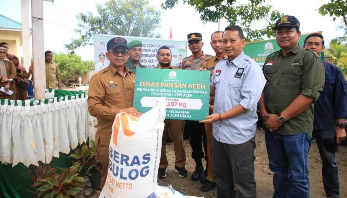 Pemkab Aceh Utara Salurkan 127 Ton Beras untuk Masyarakat Terdampak Banjir