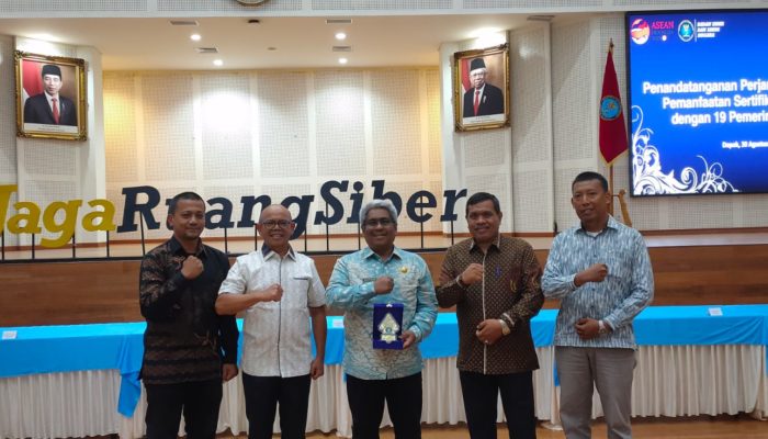 Pemkab Aceh Utara Hadiri Penandatanganan Kerjasama Pemanfaatan TTE di BSSN Jakarta