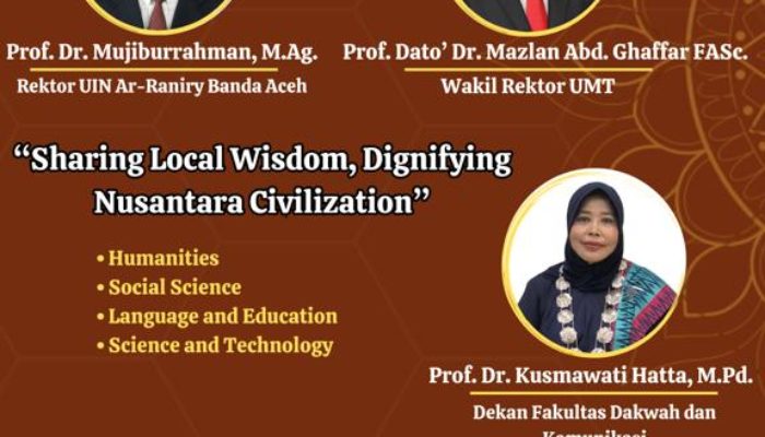 FDK UIN Ar-Raniry dan UMT Malaysia Gelar Seminar Internasional “MADANI” ke-5