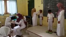 UPTD Puskesmas Ladang Tuha Lakukan Pemeriksaan Kesehatan Anak Sekolah