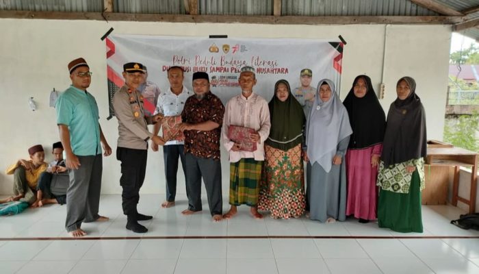 Polri Peduli Budaya Literasi di Pelosok Aceh Selatan