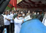 Polda Aceh Musnahkan 112 Kg Sabu Jaringan Internasional