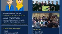 PK PMII UIN Ar-Raniry Buka Posko Pendaftaran MAPABA Ke VIII