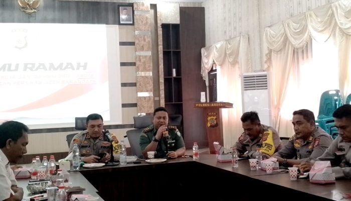 TNI-Polri Ajak Insan Pers Jaga Kondusifitas Abdya Jelang Pemilu
