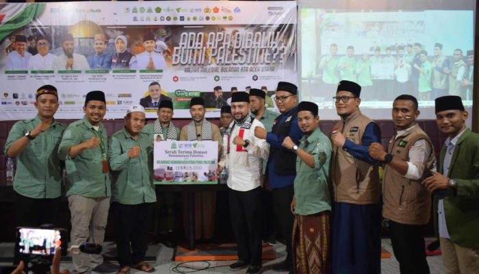Kajian Millenial RTA Aceh Utara Peduli Palestina Diwarnai Galang Donasi dan Lelang Baju