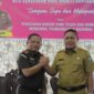 Pj Bupati Abdya Darmansah disambut Kajari Heru Widjatmiko saat berkunjung ke kantor Kejaksaan Negeri Abdya, Selasa (28/11/2023). Foto : Acehglobal/Ist.