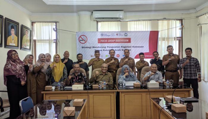 The Aceh Institute Gelar FGD Penguatan Regulasi Kawasan Tanpa Rokok di Aceh Selatan