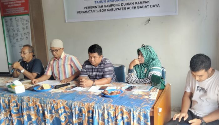 Gampong Durian Rampak Tetapkan 36 Penerima BLT Dana Desa