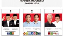 Real Count KPU: Anies-Cak Imin 24,38%, Prabowo-Gibran 58,82%, Ganjar-Mahfud 16,8%