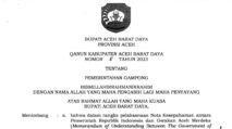 Pemkab Abdya Terapkan Aturan Baru, Jumlah Anggota Tuha Peut Gampong Berubah