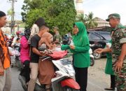 TNI-Persit dan Sapma PP Abdya Bagikan 500 Takjil Gratis untuk Warga