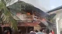 Asrama Santri Dayah Asy-Syafi'iyyah di Abdya Terbakar