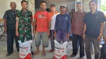 220 KK di Gampong Cinta Makmur Abdya Terima Bantuan Pupuk