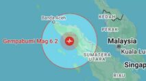 Gempa Magnitudo 6,2 Guncang Aceh Barat Daya