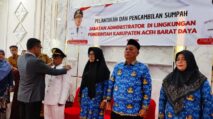 Bupati Abdya Lantik Lima Pejabat Eselon III, Camat Babahrot hingga Pj Keuchik Padang Keulele