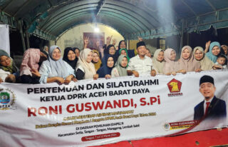 Reses di Manggeng, Ketua DPRK Abdya Janji Bangun Kubah Mushala Al-Kahfi