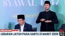 Pemerintah Tetapkan Lebaran Idul Fitri 1447 H Jatuh pada Sabtu 21 Maret 2026