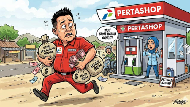 Oknum Operator Pertashop di Meulaboh Diduga Bawa Kabur Uang Penjualan BBM