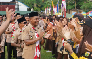 Lolos ke Jambore Dunia, Pramuka Abdya Dapat Hadiah Rp50 Juta dari Bupati Safaruddin