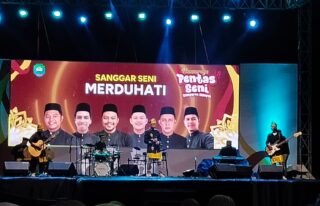 Debut Perdana di HUT Abdya, Sanggar Merduhati Hidupkan Irama Melayu Gambus