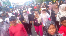 Belasan Ribu Warga Meriahkan Jalan Santai HUT Abdya ke-24