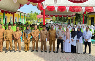 Dorong Generasi Sehat dan Religius, Dinkes-Dinas Dayah Abdya Sambangi SMPN 1 Susoh