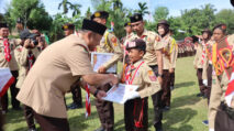 Tutup Jambore Pramuka Abdya, Kapolres Minta Pramuka Adaptif dengan Perkembangan Zaman