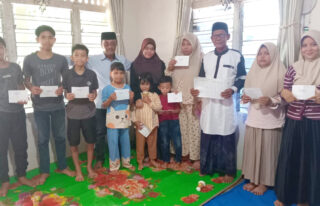 Muhammadiyah Abdya Kembali Salurkan Santunan untuk 196 Anak Yatim dari Hasil Kebun Sawit