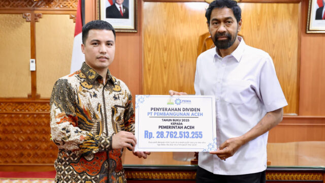 Mualem Puji Kinerja Anak Muda Aceh di PT PEMA Usai Terima Dividen Rp28,7 M