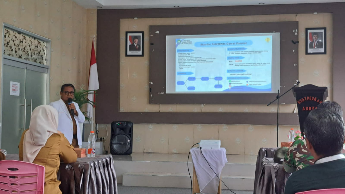 Gelar FKP, RSUD-TP Abdya Evaluasi Standar Pelayanan Publik