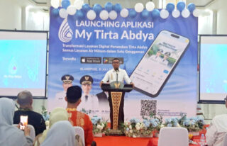Bupati Safaruddin Luncurkan 'My Tirta Abdya', Cek Tagihan dan Bayar Air Kini Cukup dari HP!