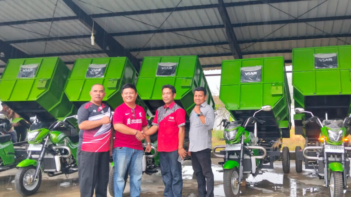 Perkuat Armada Kebersihan, DLH Abdya Tambah 7 Unit Bentor Sampah