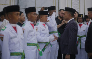 Kukuhkan Paskibraka Abdya 2026, Bupati Safaruddin: Kibarkan Prestasi dan Nama Baik Daerah